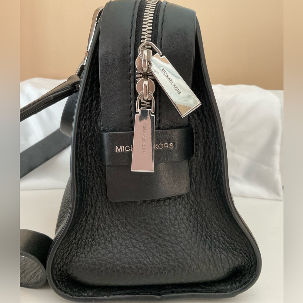 Michael Kors Textured Black Leather Bag